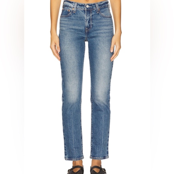 Levi's Denim - Levi's Wedgie Slim Straight-Leg Jeans 25x30